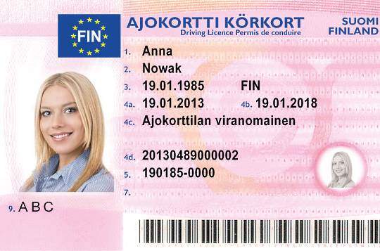 Finland Driving license