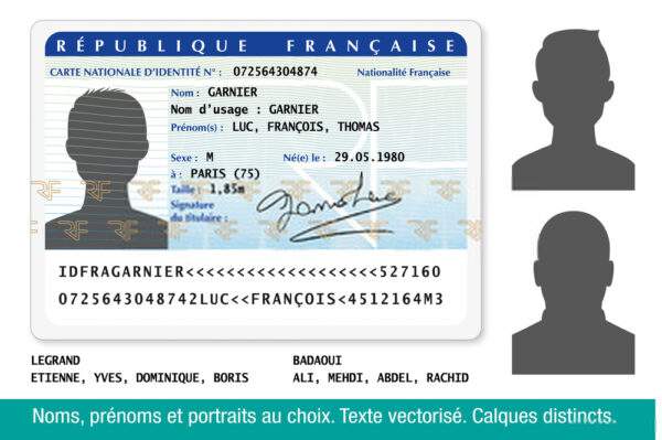 Fake ID Card of France