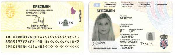 Buy Real ID Card of Luxembourg